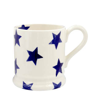 Emma Bridgewater Blue Stars Half Pint Mug